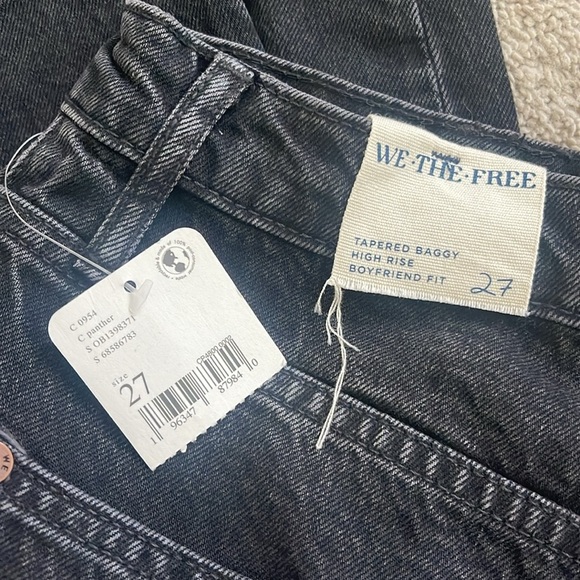 Free People We The Free High Rise Baggy Boyfriend Jean Size 27 NWT - Picture 8 of 8